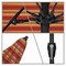 California Umbrella 9' Bronze Aluminum Market Patio Umbrella, Sunbrella Astoria Sunset 194061337264 - alternate 2